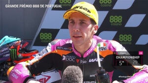 Moto3, 2021, Portimão: Andrea Migno, terceiro a 0,584s: thumbnail