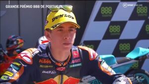 Moto3, Portimão, Dixit – Acosta: Diverti-me e levei o troféu” thumbnail