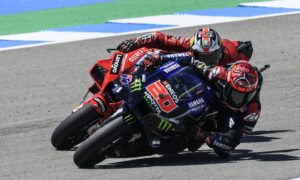 MotoGP, 2021, Jerez: Velocidade em curva é o segredo da Yamaha thumbnail