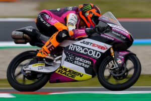 Moto3, 2021, San Marino: Sessão atrasada deixa Migno à frente thumbnail