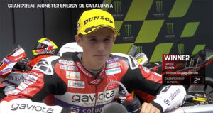 Moto3, 2021, Catalunha: O pódio fala, Garcia, Alcoba, Oncu emocionados thumbnail