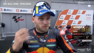 MotoGP, 2021, Áustria – Binder (KTM/1º): “Arrisquei e resultou” thumbnail