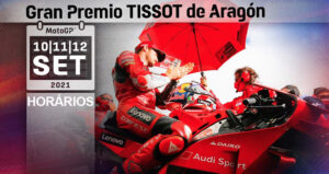 MotoGP, 2021, Gran Premio Tissot de Aragón: Horários thumbnail