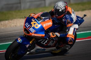 Moto2, Catalunha, Warm Up: Arón Canet mostra-se para a corrida thumbnail