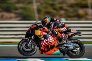 MotoGP, Testes Jerez, Brad Binder (KTM): “Utilizei um novo escape e a potência ficou um pouco mais forte” thumbnail