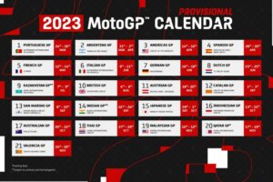 MotoGP, Calendário provisório de 2023 contém 21 corridas thumbnail