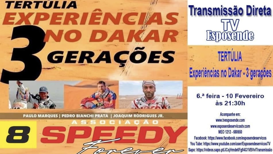 Dakar: Associação Speedy Forever organiza tertúlia em Esposende  thumbnail