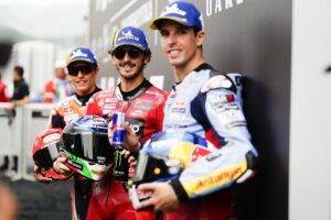 MotoGP, Bagnaia equivocado e irritado com Marc Márquez: ” Estou cansado disso… não quero responder” thumbnail