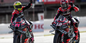 MotoGP, Catalunha: Dobradinha dos ‘Aprilia Boys’ no primeiro dia thumbnail