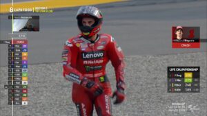 MotoGP, Francesco Bagnaia (DNF): “Aceitámos o risco de correr com o pneu mais duro” thumbnail