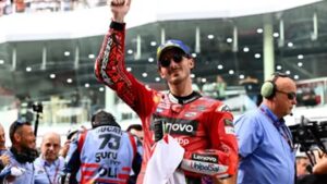 MotoGP, Francesco Bagnaia (3.º): “Feliz pela pole, mas é mais importante terminar na frente” thumbnail