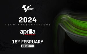 MotoGP: Aprilia revela às 15h00 as novas cores 2024 thumbnail