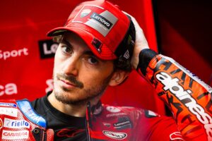 MotoGP, Pecco Bagnaia (P3): ”Quando o pneu dianteiro acabou tive que reduzir o ritmo” thumbnail