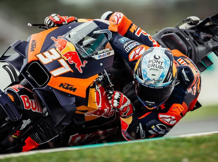 MotoGP: A dar o exemplo! Acosta foi o melhor piloto KTM no primeiro dia de testes