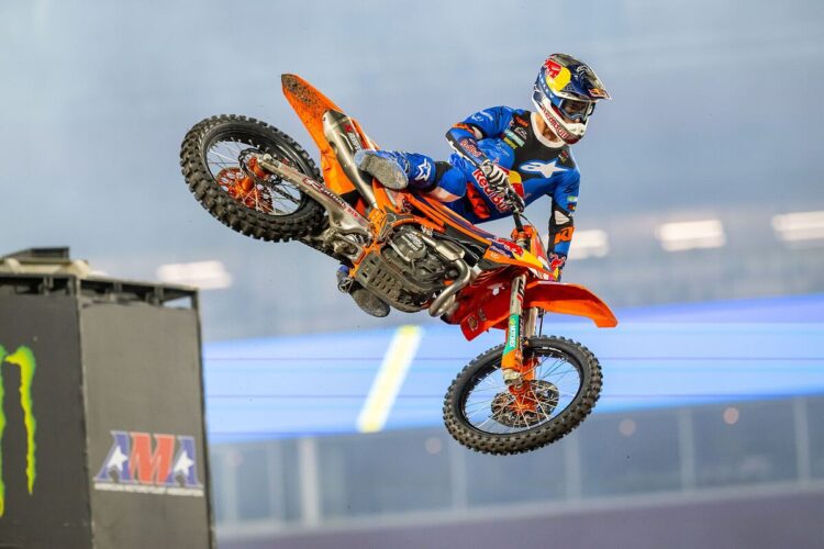 AMA Supercross, Chase Sexton: “Caí nos whoops enquanto liderava”
