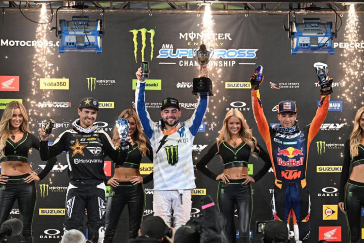 AMA Supercross, SX250 Costa Leste: Nate Thrasher vence, Max Anstie lesiona-se