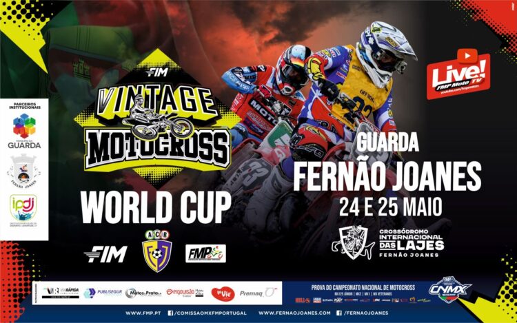 Taça do Mundo FIM de Motocross Vintage 2025: Em Fernão Joanes no mês de maio
