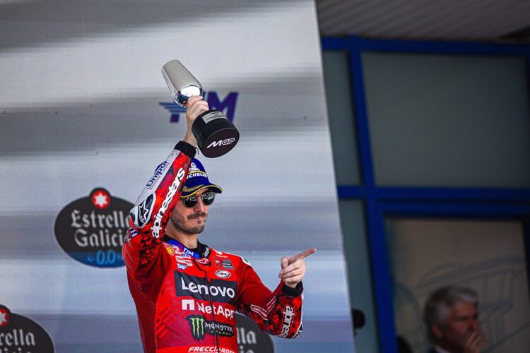 MotoGP, Pecco Bagnaia: “Consegui surpreender o Marc hoje”